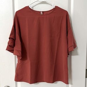 Bell sleeves blouse